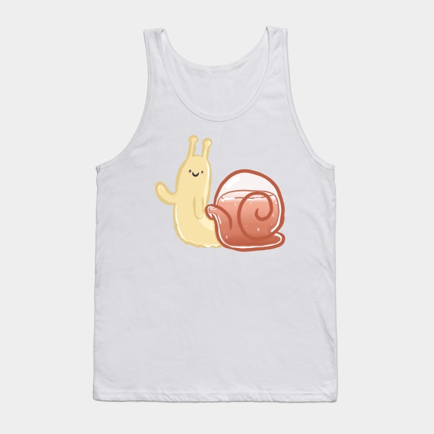 Snail Tank Top by RoserinArt